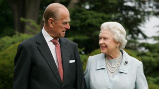 The Queen Elizabeth II and Prince Philip, The Duke of Edinburgh re-visit Broadlands, to mark their Diamond Wedding Anniversary on November 20.
