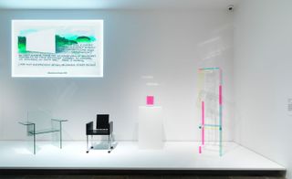 Glass works by Japanese designer Shiro Kuramata