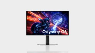 an image of the 27-inch Samsung Odyssey G6 gaming monitor