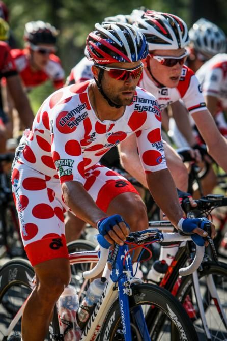 Eric Marcotte (Smartstop) began the day in the climbers jersey.