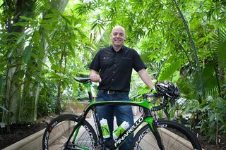 David Brailsford was on hand at the Tour team launch at Kew Gardens.