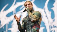 Alex Terrible of Slaughter to Prevail performs live at the 2025 Tuska Festival in Suvilahti on June 28, 2025 in Helsinki, Finland