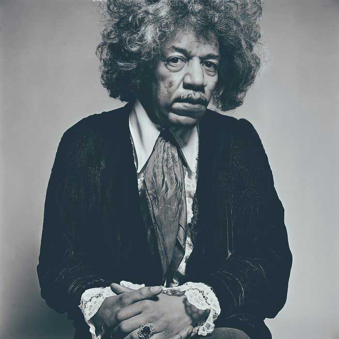 Jimi Hendrix como ele pode estar hoje