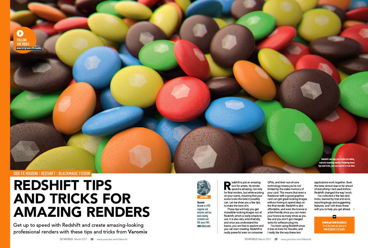 Pro advice to get more from Redshift in issue 218 of 3D World