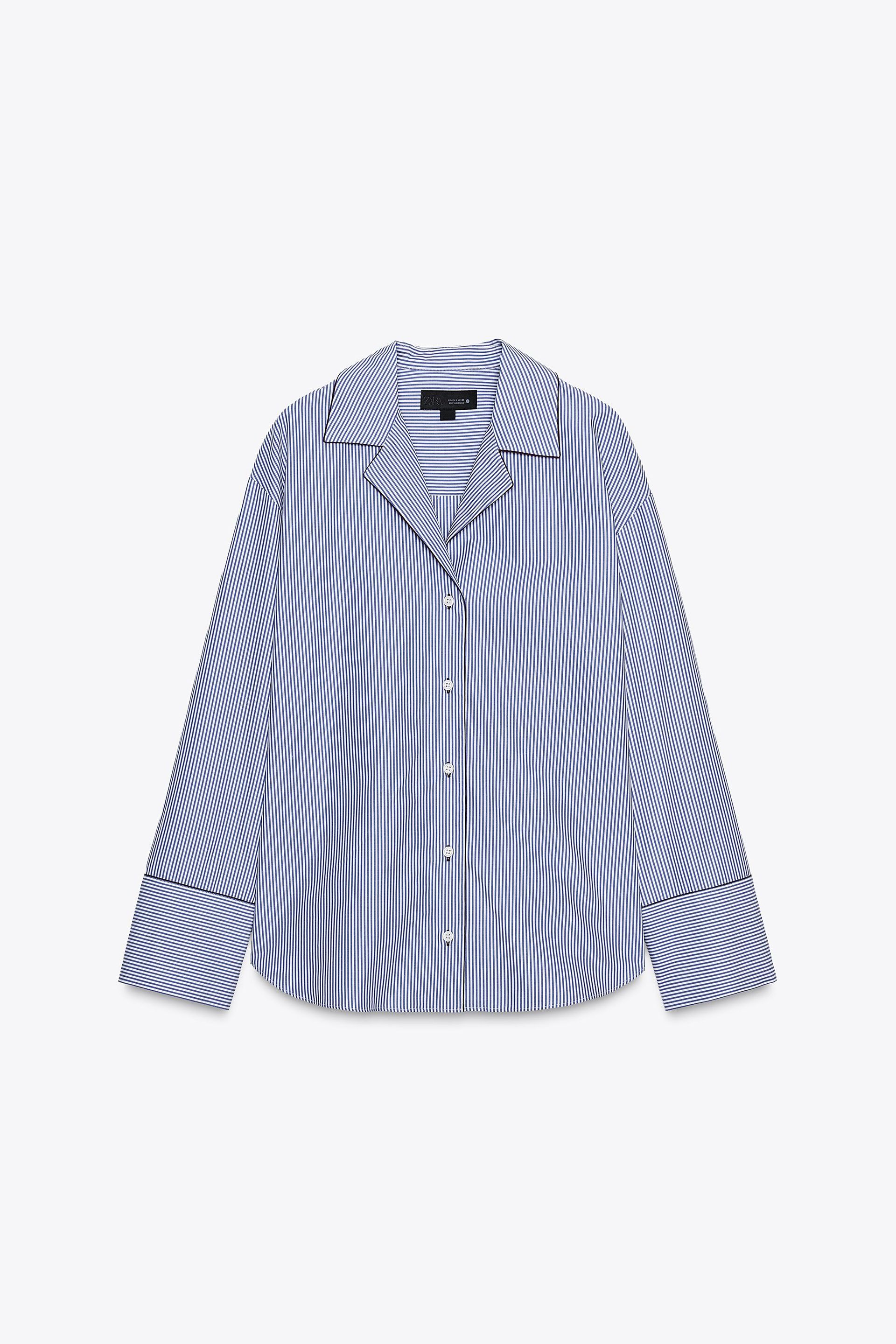 Zw Collection Contrast Trim Shirt