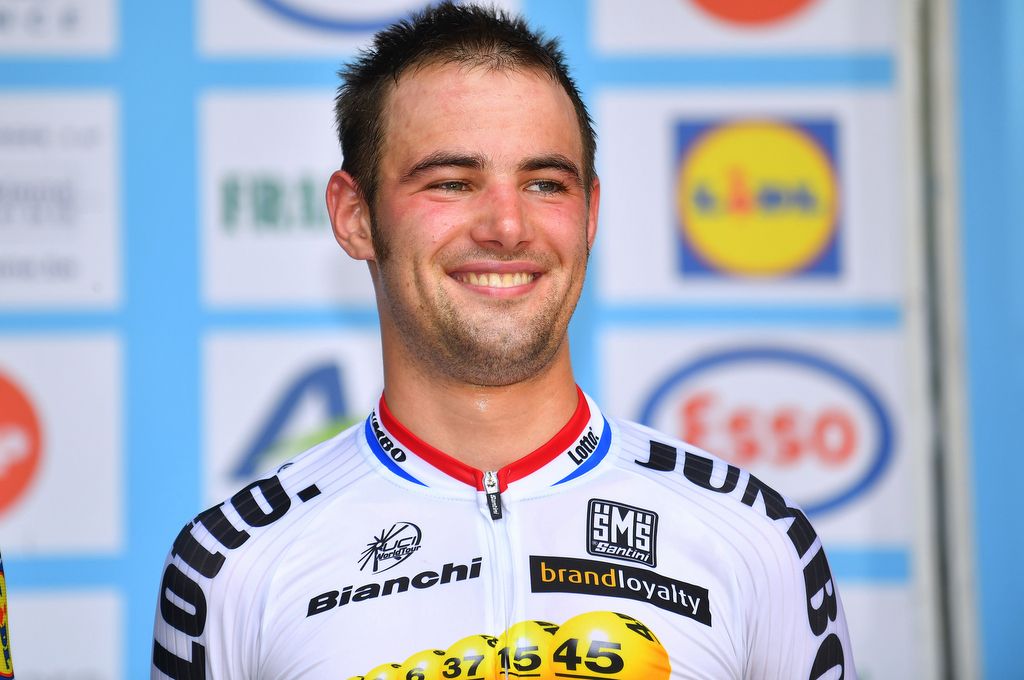 A smiling Victor Campenaerts (LottoNl-Jumbo)