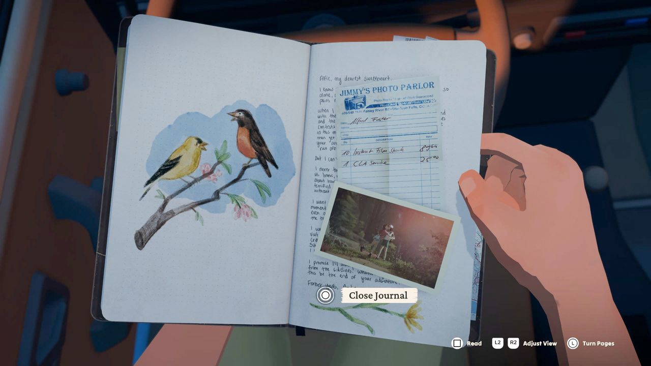 A screenshot from Forever Ago, an indie adventure game