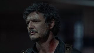 A bloodied Joel (Pedro Pascal) from The Last Of Us episode 9