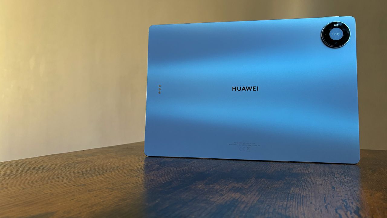 The Huawei MatePad Pro Max on a desk