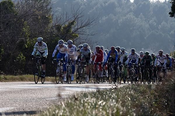 The chase is on, buffeted by strong winds