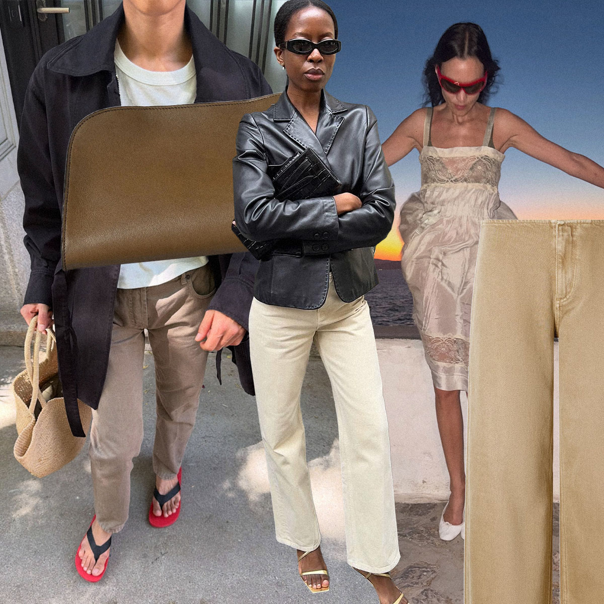 A collage of pieces on Who What Wear associate editorial director Eliza Huber's wishlist for July 2026.