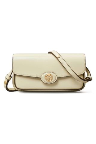 Tory Burch Robinson Spazzolato Leather Shoulder Bag (Was $398) 