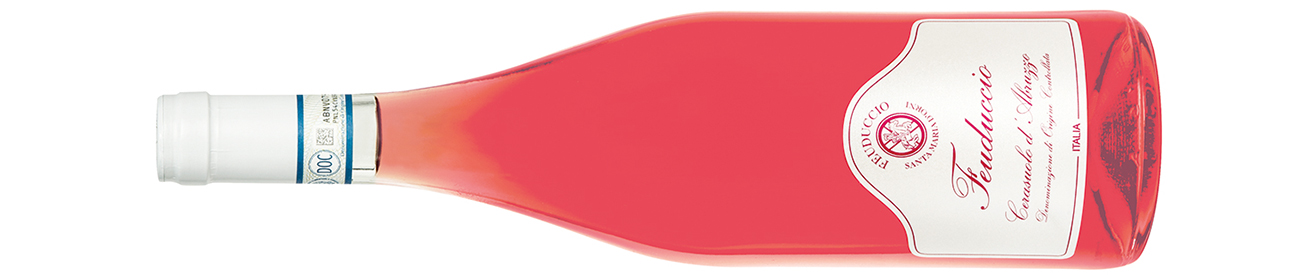 Bottle of ros&amp;eacute; wine