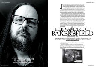 Jonathan Davis spread in Metal Hammer magazine