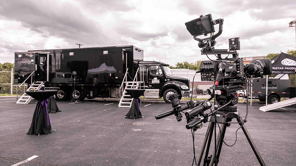 ARRI cameras with TNDV Aspiration 35 truck at Nashville event