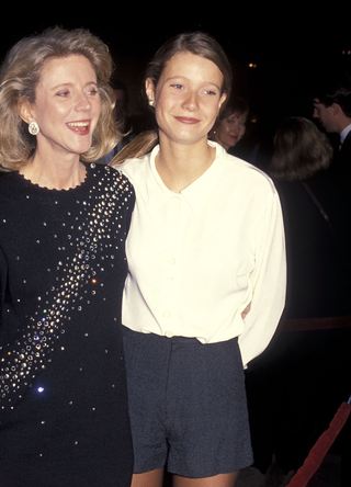 Blythe Danner and daughter actress Gwyneth Paltrow attend "The Prince of Tides" Century City Premiere on December 11, 1991 at Cineplex Odeon Century Plaza Cinemas in Century City, California