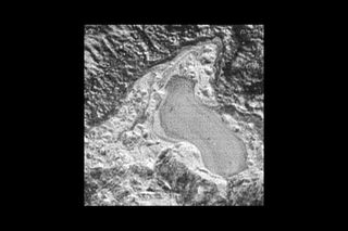 Frozen Nitrogen Lake on Pluto 