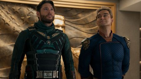 Soldier Boy and Homelander in Vought HQ during The Boys season 5