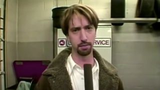 Screenshot of Tom Green about to wake his parents up at 3 a.m. on The Tom Green Show