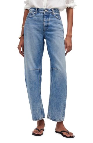 The Darted Barrel Leg Jeans