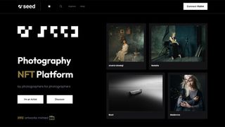 NFT photography; a screen grab of a photo on NFT marketplace Seed.photo