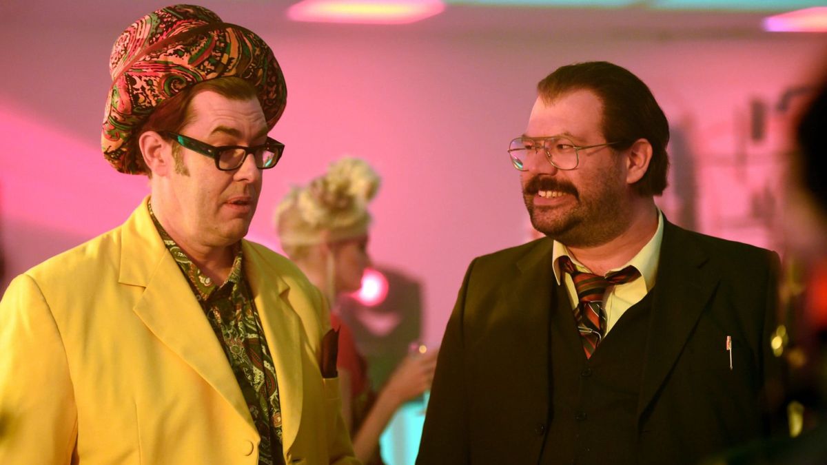 Tom Davis and Richard Osman in Murder in Successville