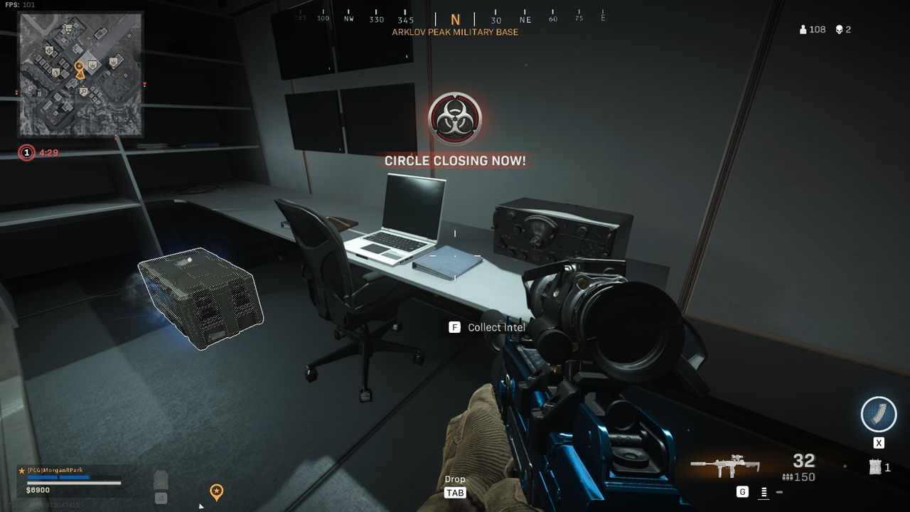 Fractured Intel location 5: Arkov Military Base