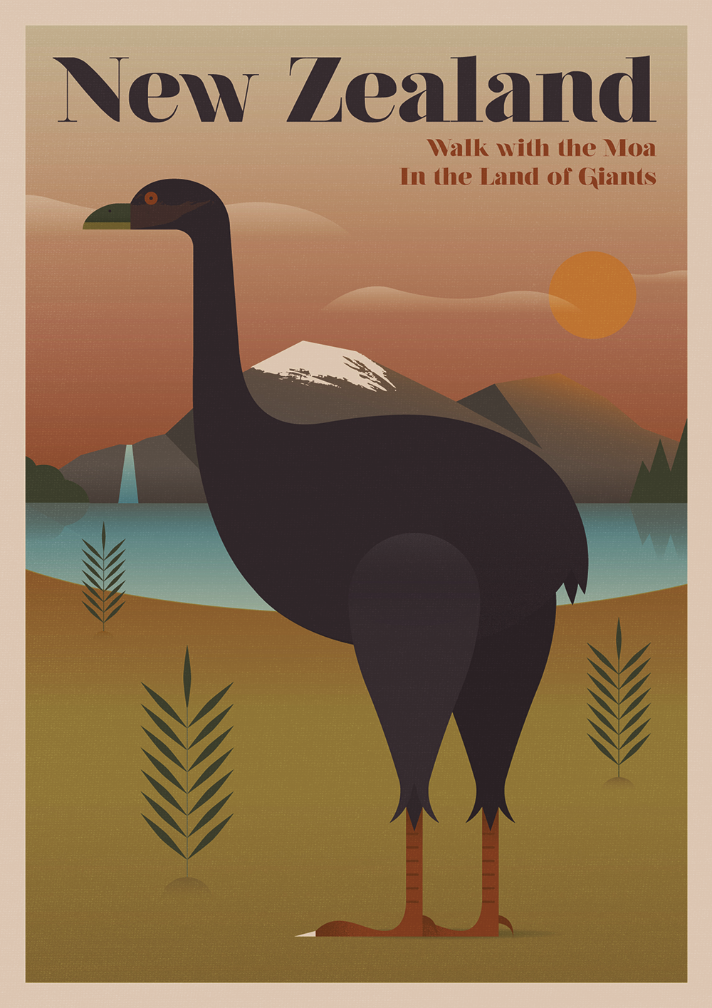 New Zealand: "Walk with the Moa in the Land of Giants"
