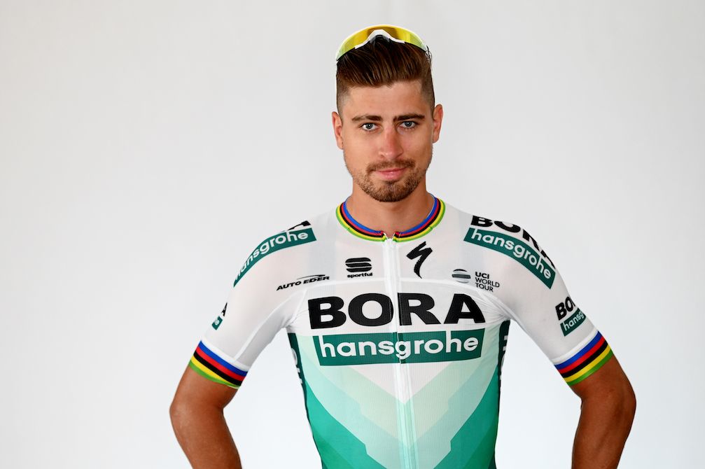 Peter Sagan in the new kit