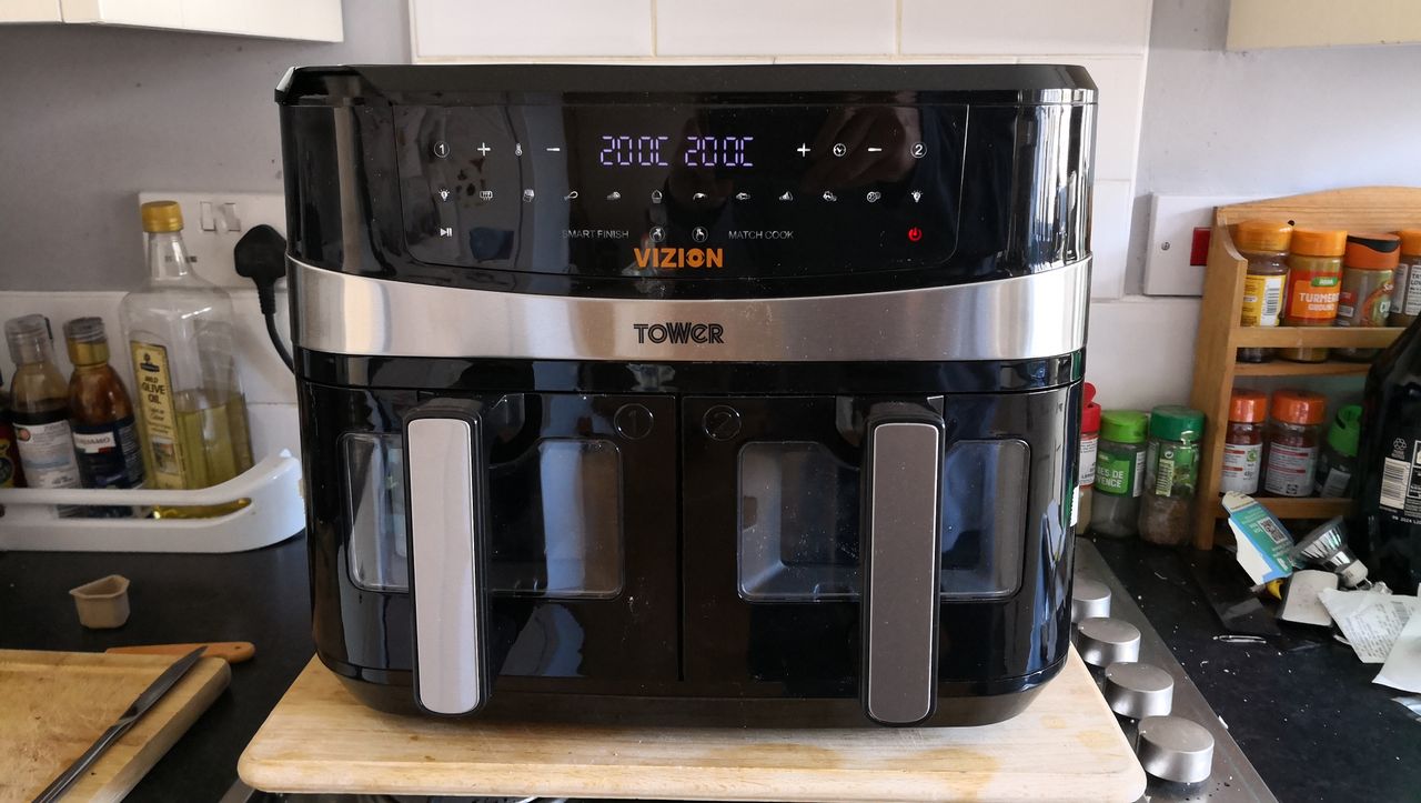 Tower T17100 Vortx Vizion 9L Dual Basket Air Fryer