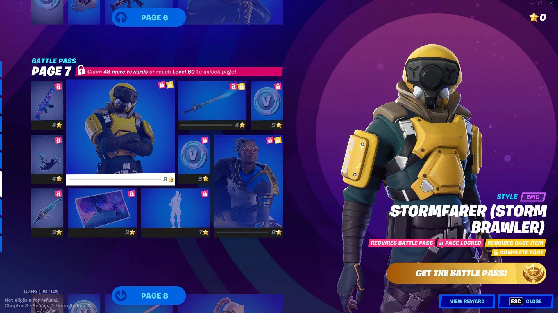 Stormfarer (Storm Brawler) skin in Fortnite