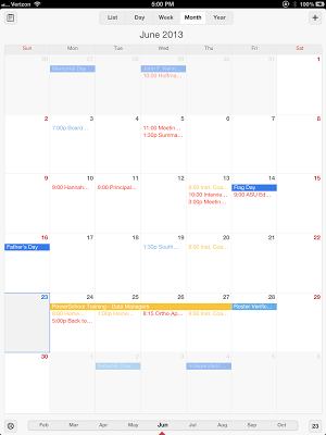 From the Principal&#039;s Office: Excellent Google Calendar App for the iPad