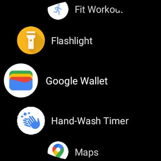 Google Wallet on Wear OS