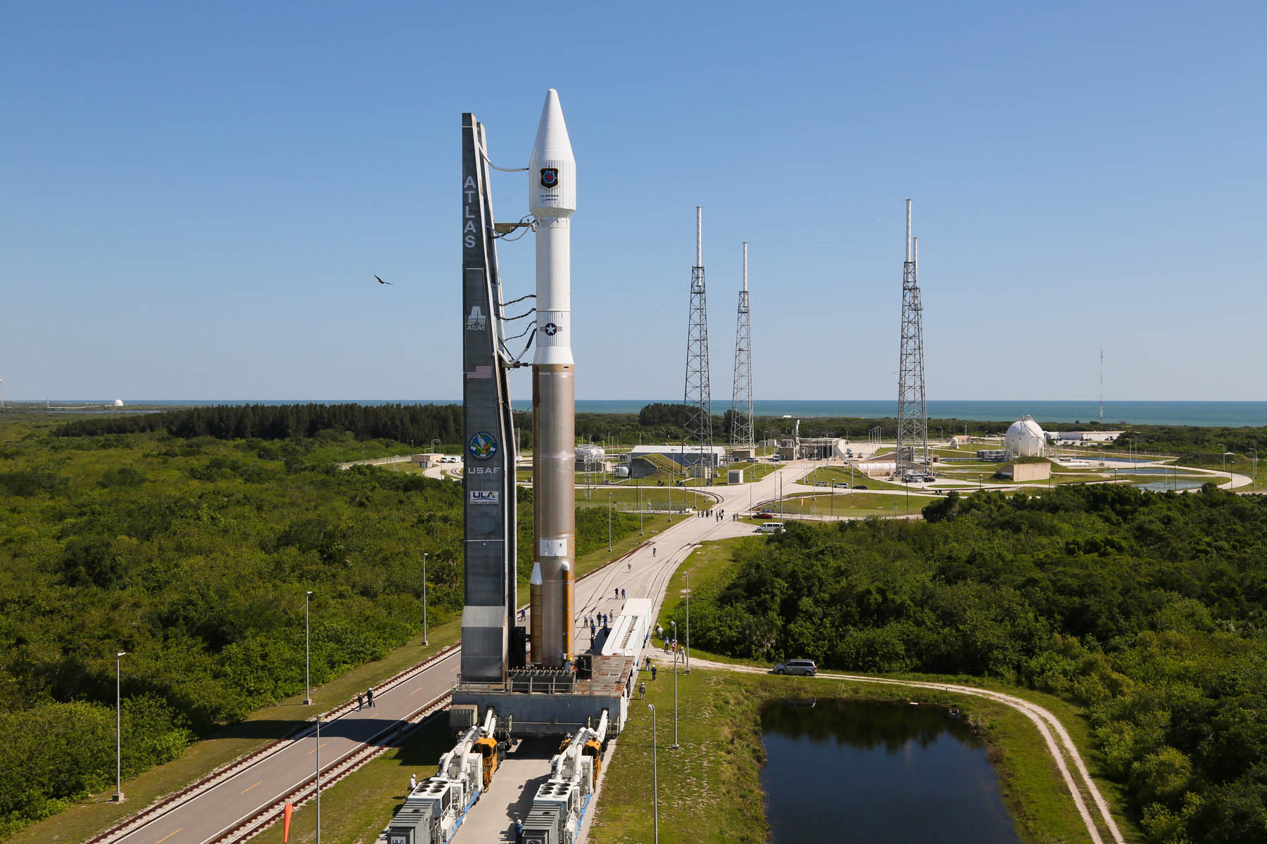 Amazing Atlas 5 Rocket Launch Us Militarys Gps Satellite Soars