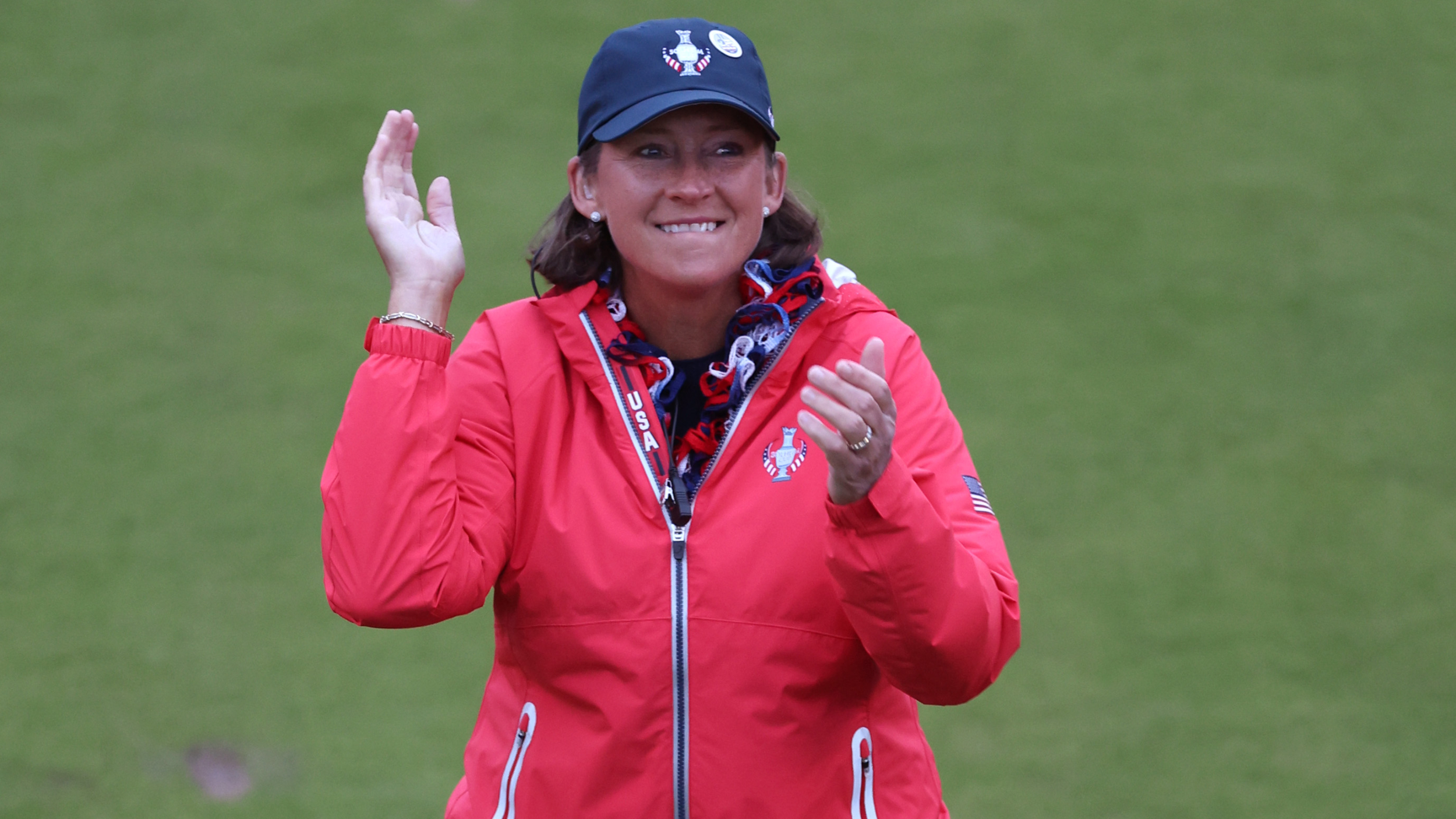 Angela Stanford at the Solheim Cup