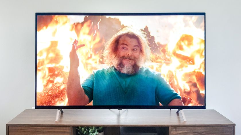 LG B5 OLED TV on a side table