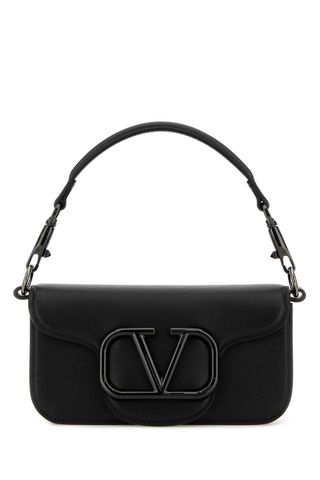 Valentino Garavani, Black Leather Loca Clutch