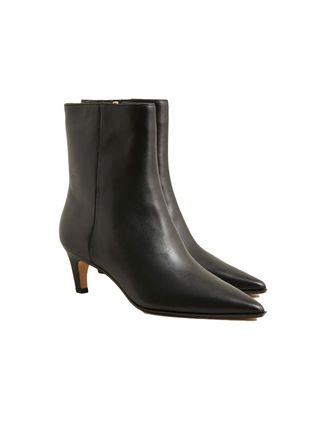 New Stevie Ankle Boots in Snake-Embossed Italian Leather