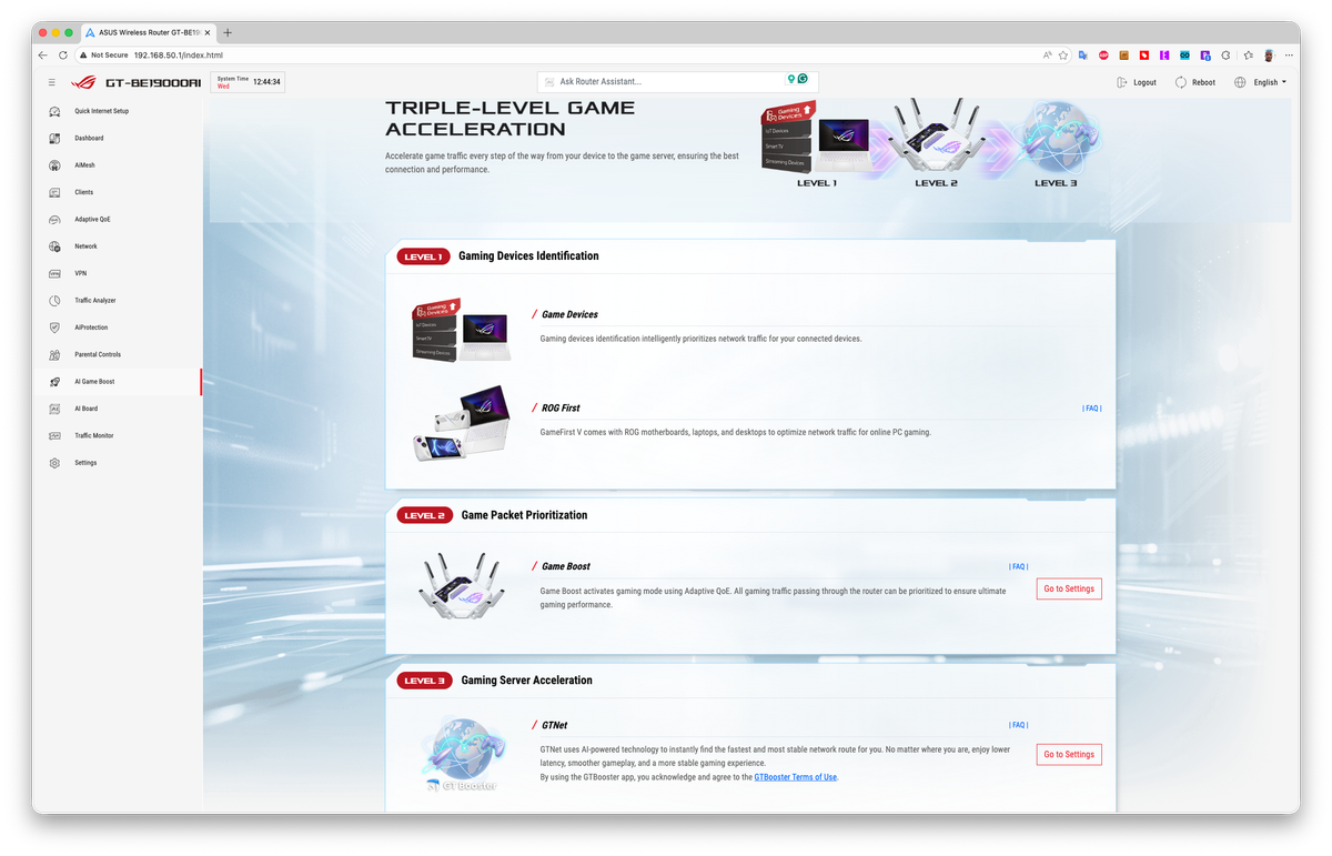 Asus ROG Rapture GT-BE19000Ai Wi-Fi 7