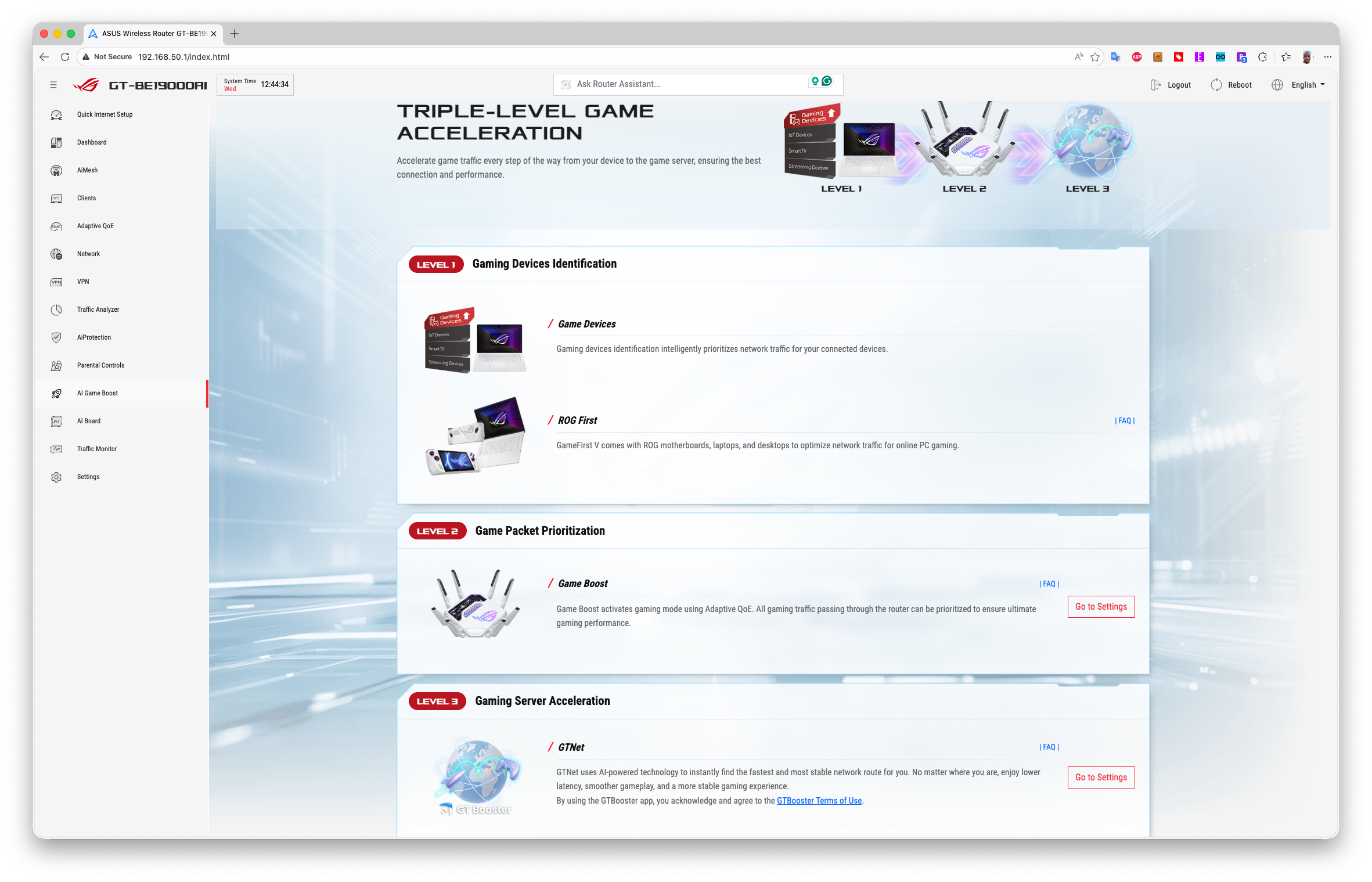 Asus ROG Rapture GT-BE19000Ai Wi-Fi 7