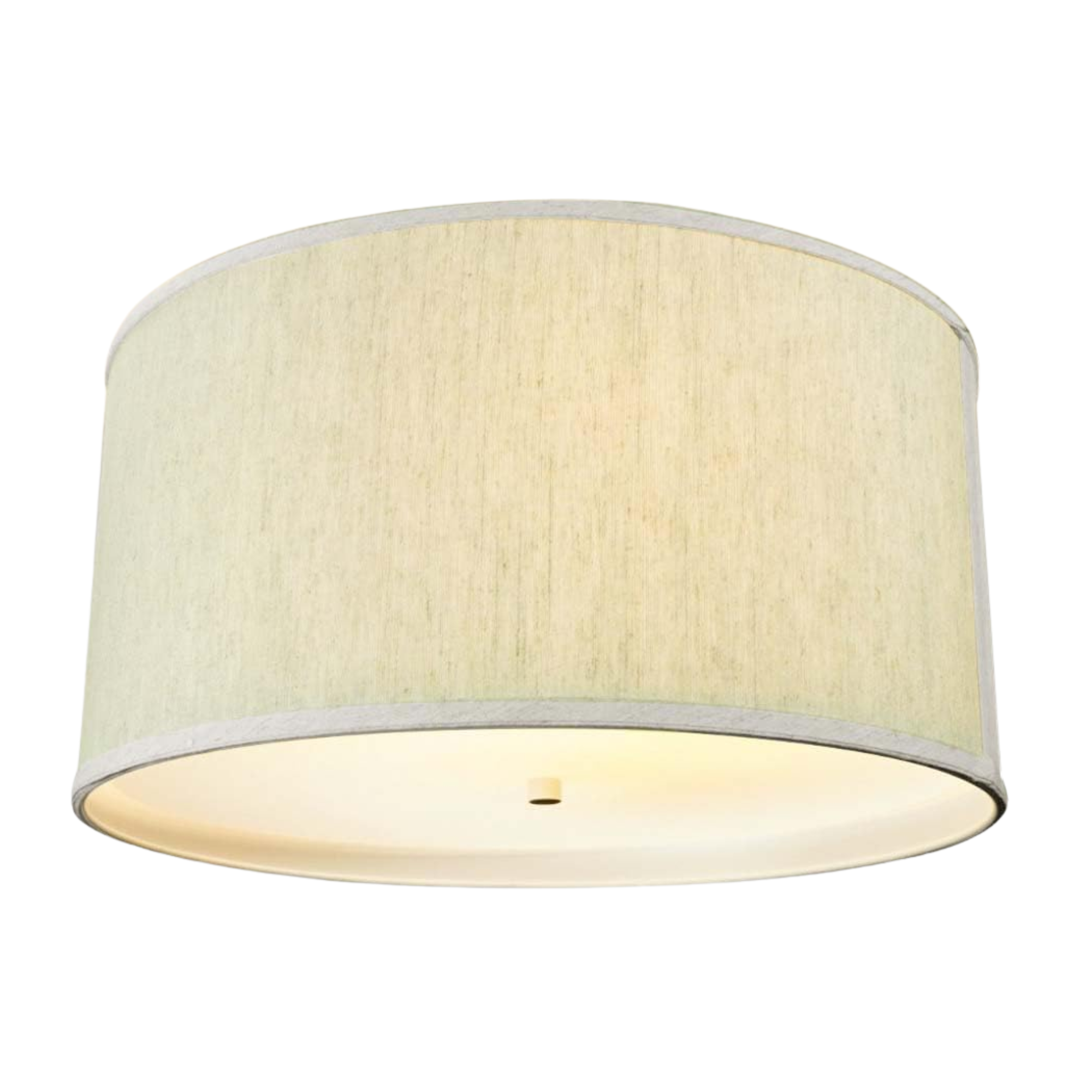 flush mount shade in solid white