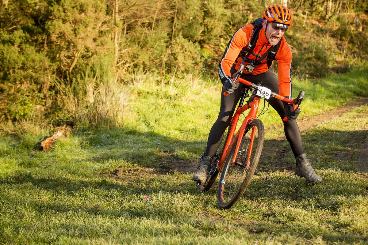 Idiot on a gravel bike