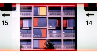Photo of a block of flats taken with the Tasco 7900 Binocular Camera