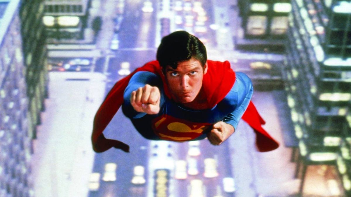 Christopher Reeve as Superman in Superman (1978)