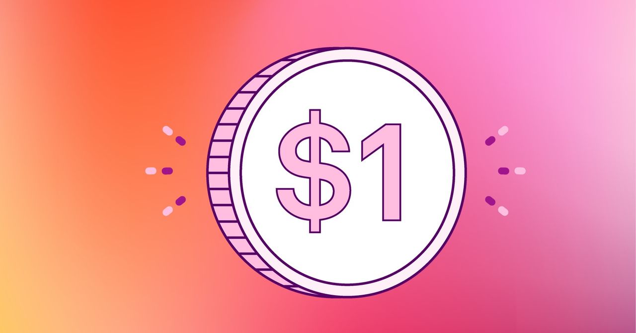 Stylised Dollar image on orange coloured background