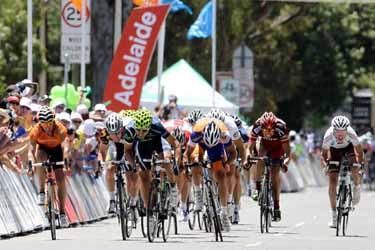 The sprint for the line.