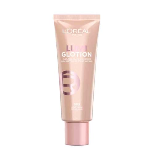 L&#039;or&amp;eacute;al Paris Multi-Use Glow Enhancer, 24h Hydration With Shea Butter and Glycerin, for Face and Body, Paradise Lumi Glotion, Shade 902: Light Glow, 40 Ml
