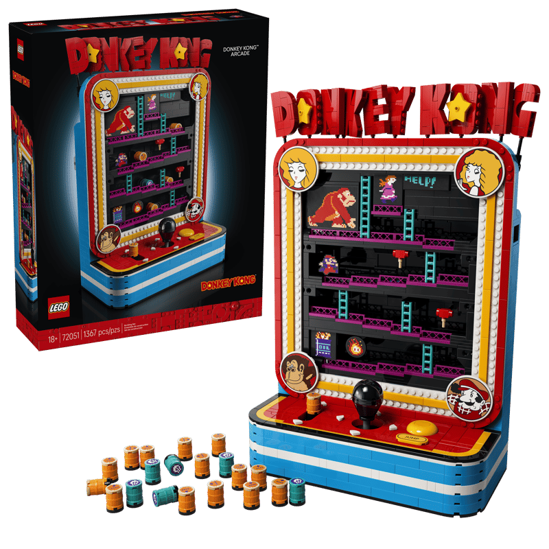 Lego Donkey Kong Arcade set and box