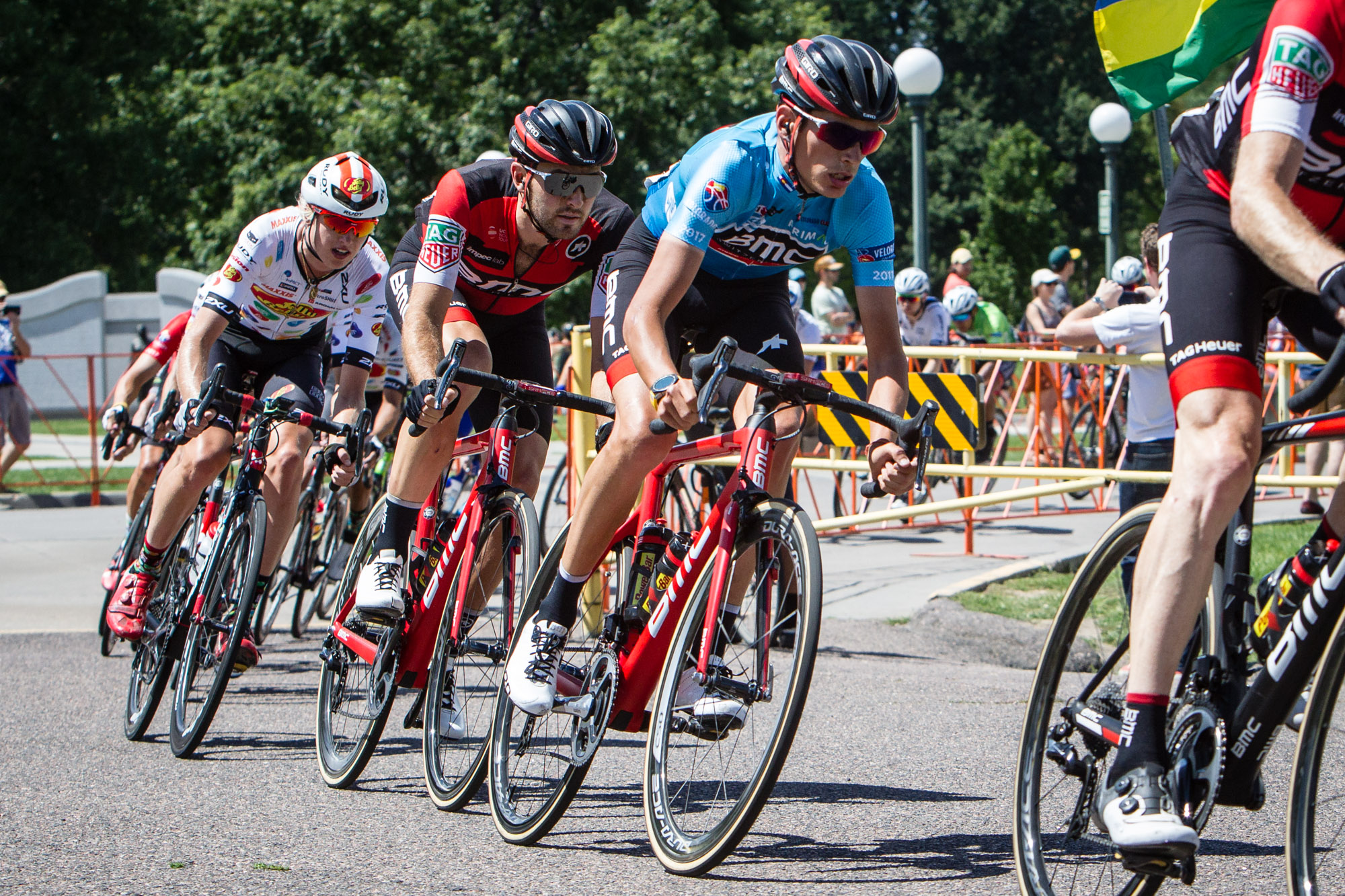 Race leader Manuel Senni (BMC)