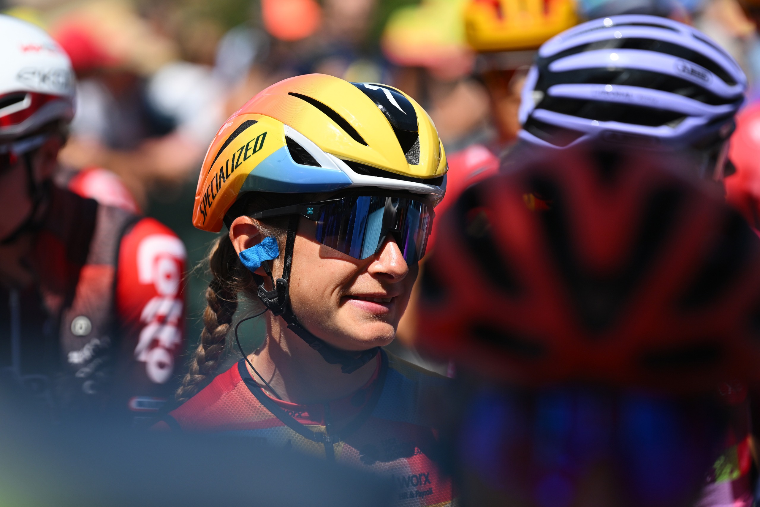 Valentina Cavallar at the Tour de France Femmes 